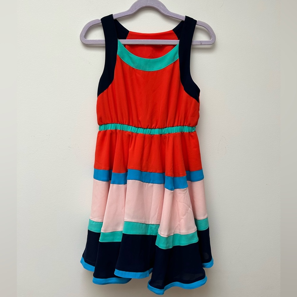 Billieblush color block dress size 6. Like new